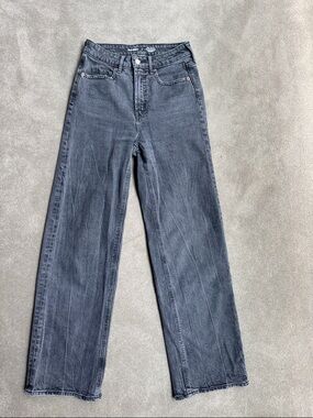 Old Navy Wide Leg Jeans - Charcoal Wash